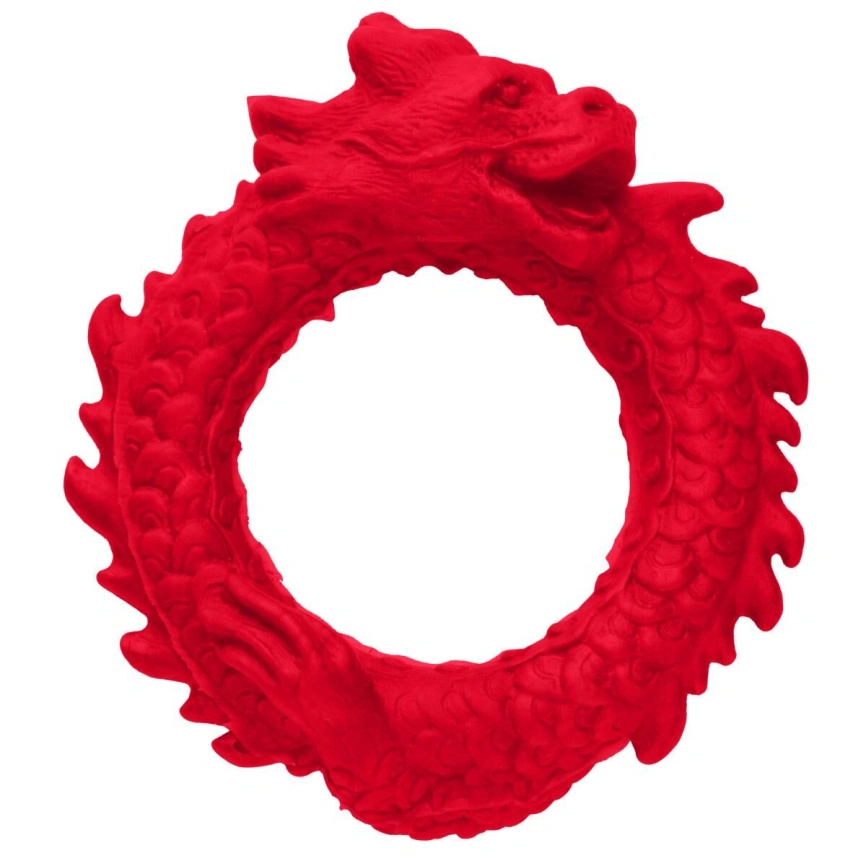 Эрекционное кольцо – дракон Creature Cocks Rise of the Dragon Silicone Penis Ring – Red, диаметр 4 см фото 1
