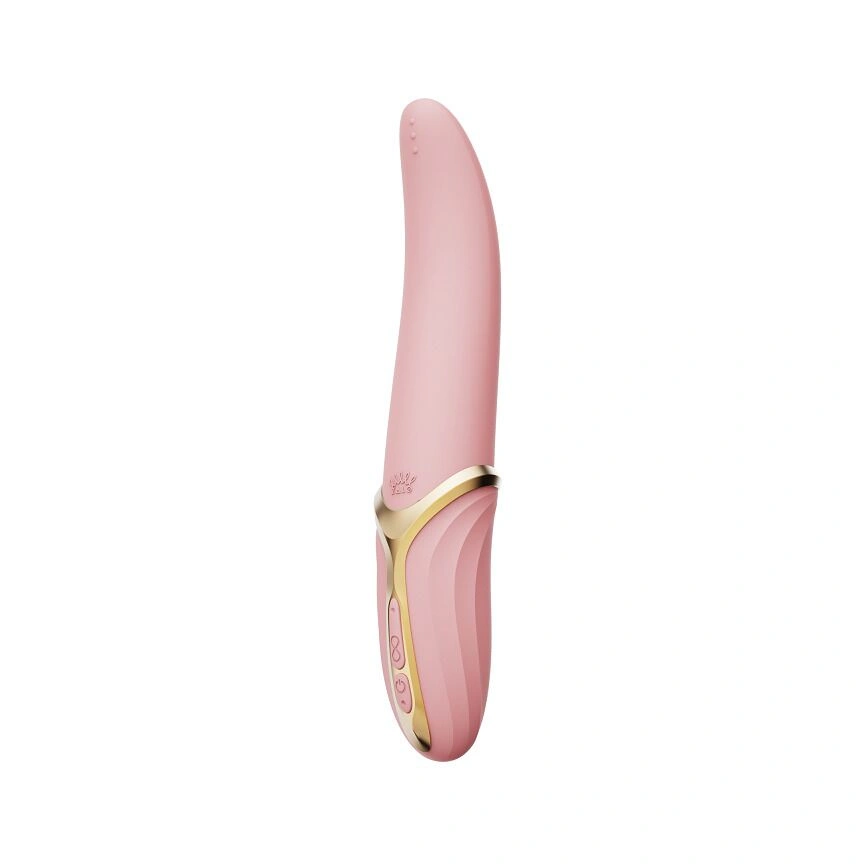 Вибратор Zalo – EVE Sakura Pink, вибрация + ротация, имитация язычка, подогрев до 39 °C фото 3