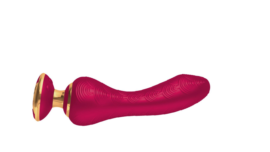 Вібратор для точки G Shunga Sanya Raspberry, гнучкий стовбур фото 1