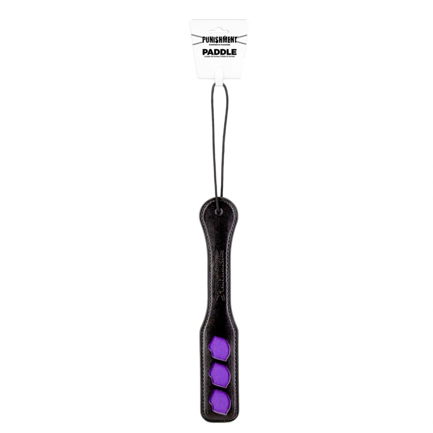 Паддл Punishment - Purple Lips Paddle – Black фото 4