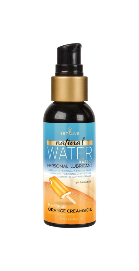 Змазка на водній основі Sensuva Natural WaterBased Orange Creamsicle 57 мл без гліцерину і парабенів фото 2