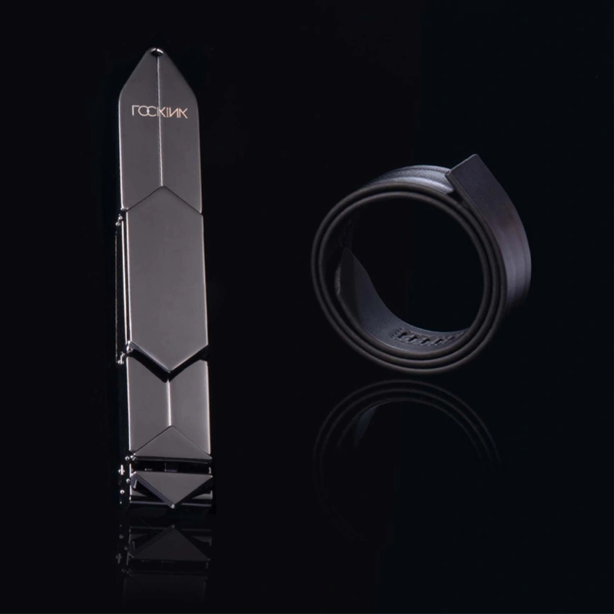Регулируемая шлепалка LOCKINK Adjustable Slapper for Impact Play, черная, натуральная кожа фото 4