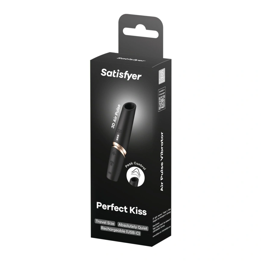 Вакуумный стимулятор Satisfyer Perfect Kiss, магнитная технология 3D Air Pulse, 30 режимов работы фото 5