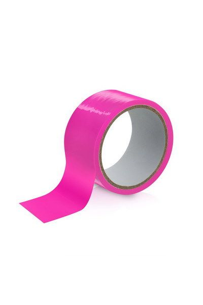 Скотч для бондажа Fetish Tentation Fuchsia (15м), не липне до шкіри і волосків, тільки сам до себе фото 1