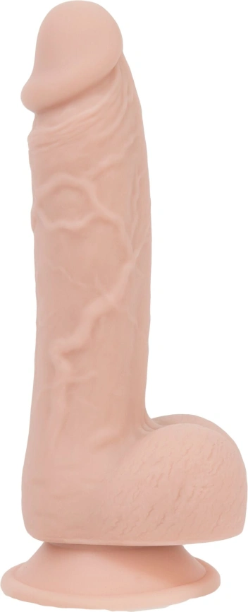 Реалистичный фаллоимитатор на присоске ADDICTION — Mark 7,5″ Dildo With Balls, Beige фото 2