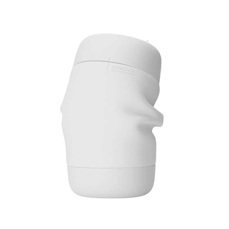 Мастурбатор TENGA PUFFY SUGAR WHITE, ультрам’який матеріал, багаторазовий, наскрізний фото 5