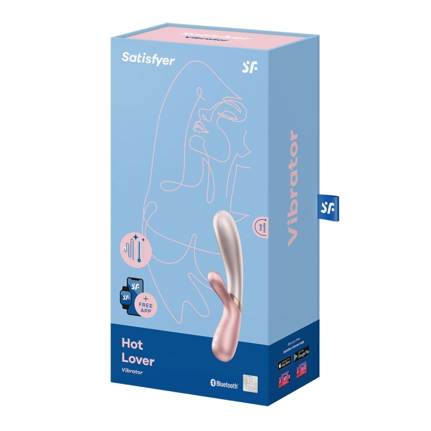 Смарт вибратор-кролик с подогревом Satisfyer Hot Lover Pink фото 6