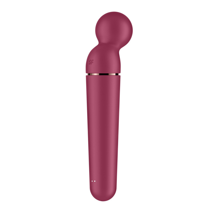 Вібромасажер Satisfyer Planet Wand-er Berry/Rosegold, дуже потужний, бездротовий фото 4