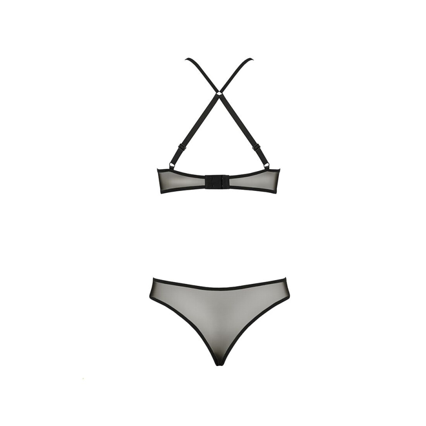 Еротичний комплект Passion AZALIA SET XXL/XXXL, black фото 6