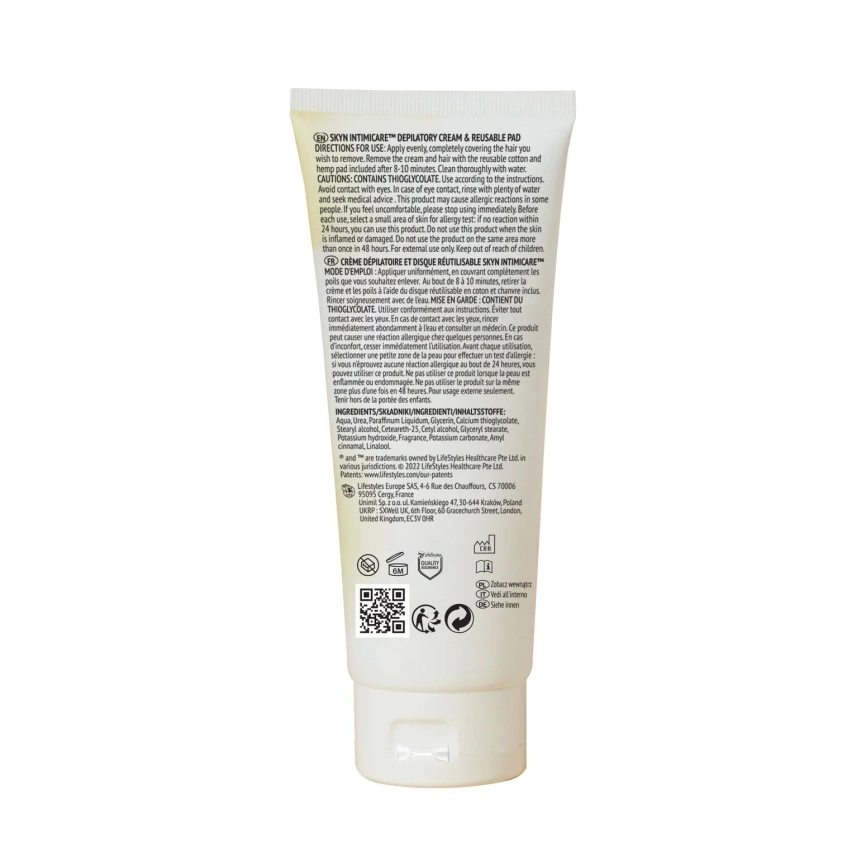 Распродажа!!! Крем для депиляции Skyn Intimicare Depilatory Cream 150 мл (срок 29.06.2026) фото 2