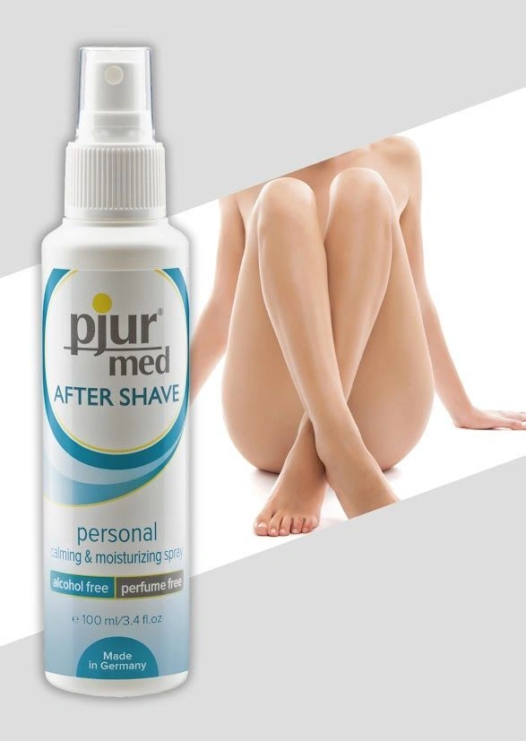 Увлажняющий спрей после бритья pjur med After Shave Spray 100 мл, без спирта, с витамином B5 и алоэ фото 2