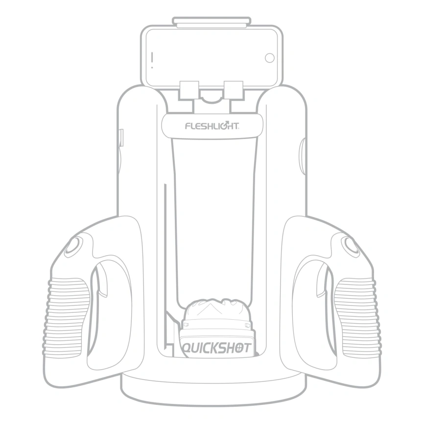 Автоматическая секс-машина для мужчин Fleshlight Quickshot Launch V2, обновленная модель фото 3
