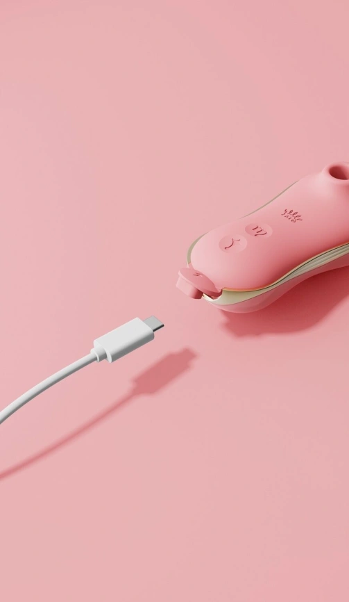 Набор 2в1 Zalo — UNICORN Pink, виброяйцо + вакуумный стимулятор фото 9