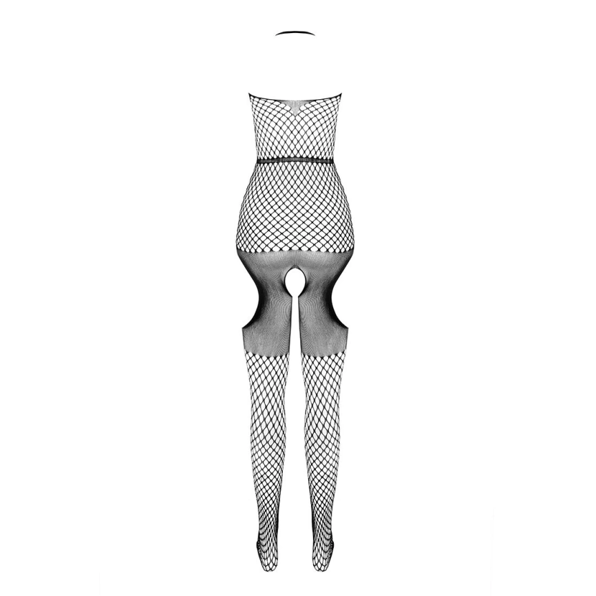 Бодистокинг с имитацией чулок Passion BS079 black фото 15