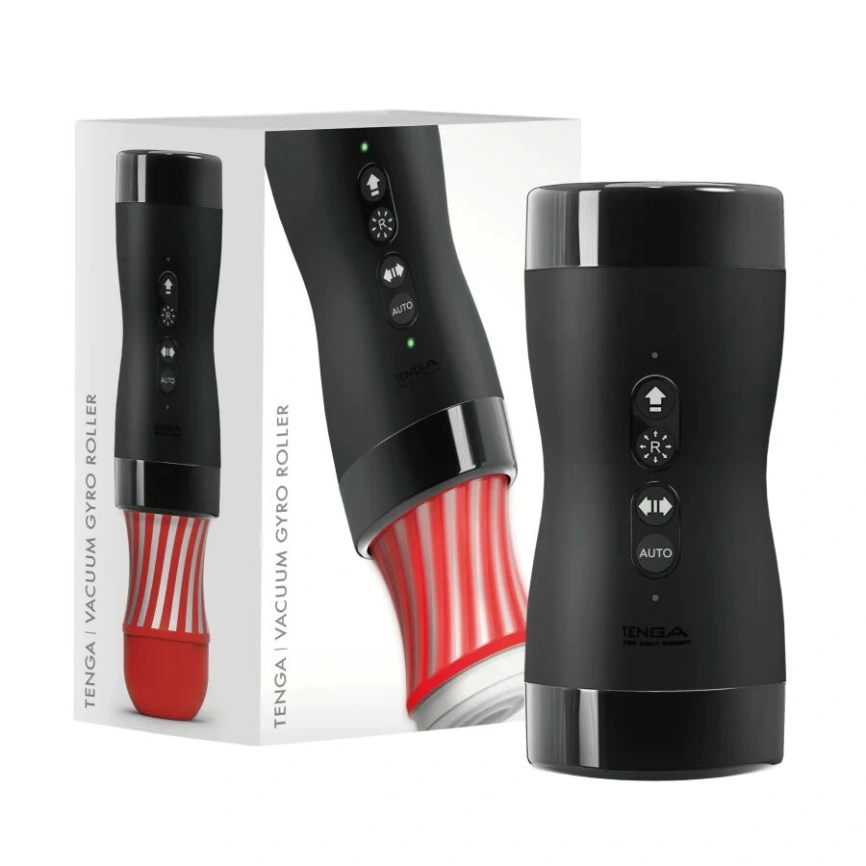 Автоматический мастурбатор Tenga VACUUM GYRO ROLLER SET, ротация и вакуум, совместим с Tenga Cup фото 2