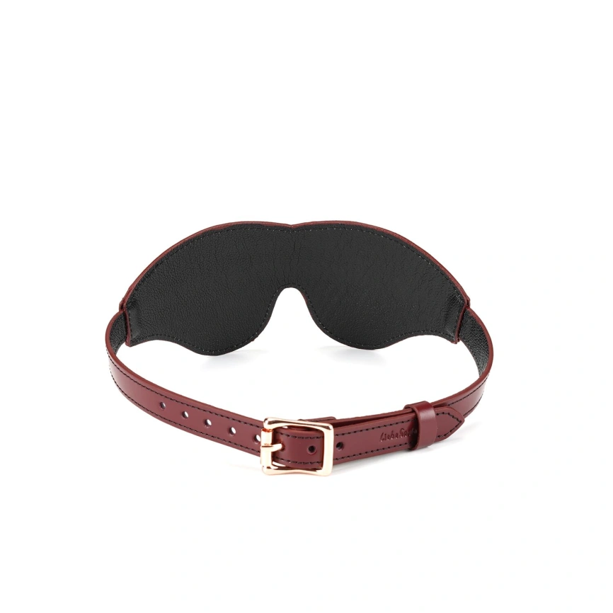 Кожаная маска на глаза Liebe Seele Wine Red Blindfold фото 3