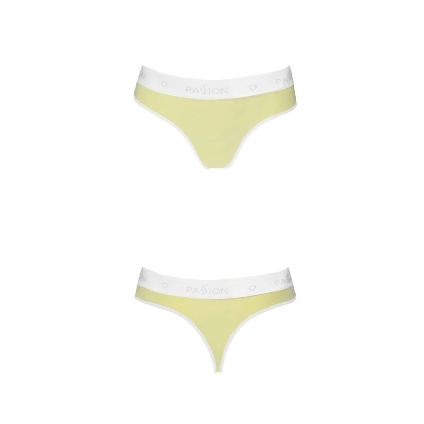 Спортивные трусики-стринги Passion PS007 PANTIES M, yellow фото 9