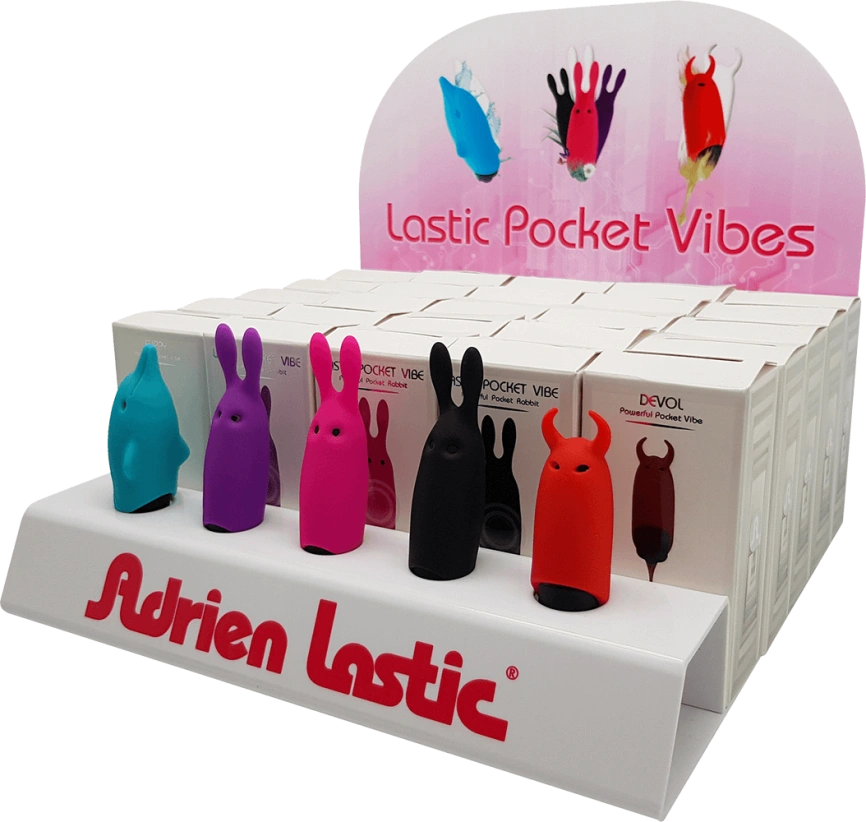 Набор вибраторов Adrien Lastic Promo Pack Pocket Vibe (25 шт + тестеры) фото 1