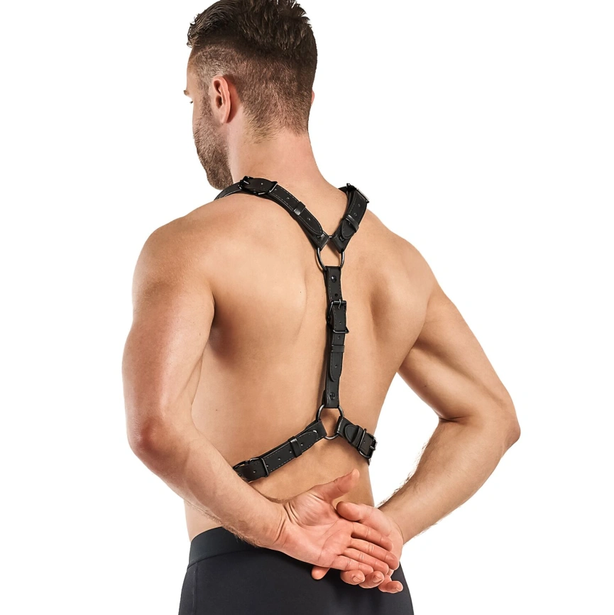 Портупея Bedroom Fantasies: Max Bondage Harness, черная фото 3