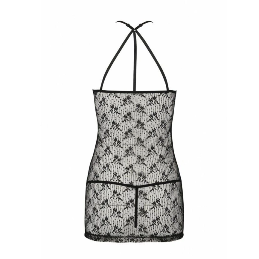 Полупрозрачная сорочка Passion AZALIA CHEMISE XXL/XXXL, black фото 10