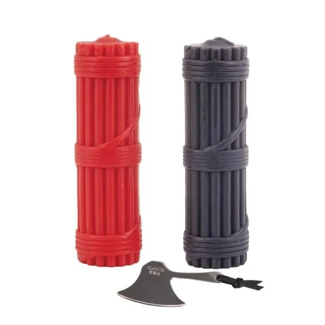 БДСМ-свечи LOCKINK SEVANDA Fetish Drip Candles Set, 2 шт, низкотемпературные, скребок в комплекте фото 1
