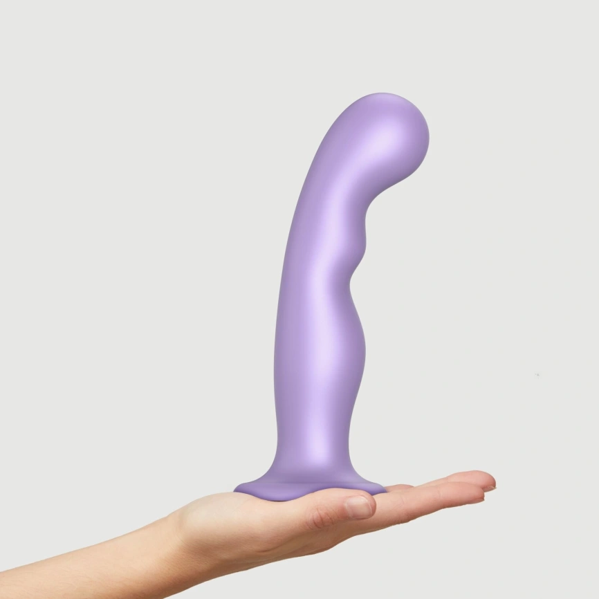 Насадка для страпона Strap-On-Me Dildo Plug P&G Lilas Metallic XXL фото 2