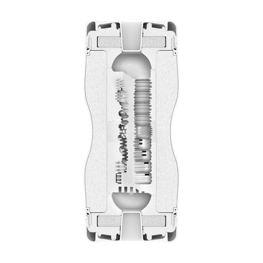 Мастурбатор Tenga Dual Sensation Cup EXTREMES, двухсторонний, 2в1 — нежная и жесткая стимуляция фото 2