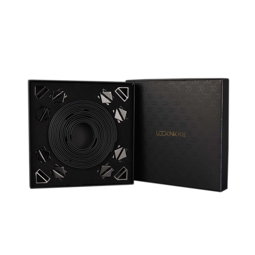 Набір для бондажу LOCKINK 8-Bondage-Straps Restraint Set, чорний 8 ременів з натуральної шкіри фото 6