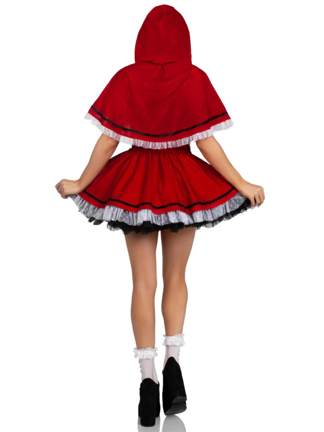 Костюм Червоної Шапочки Leg Avenue Flirty Miss Red Top and Skirt XS фото 5