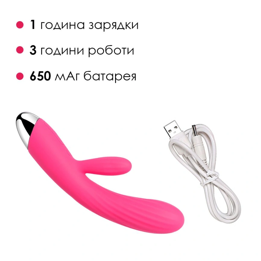 Интеллектуальный вибратор-кролик с подогревом Svakom Angel Plum Red фото 4