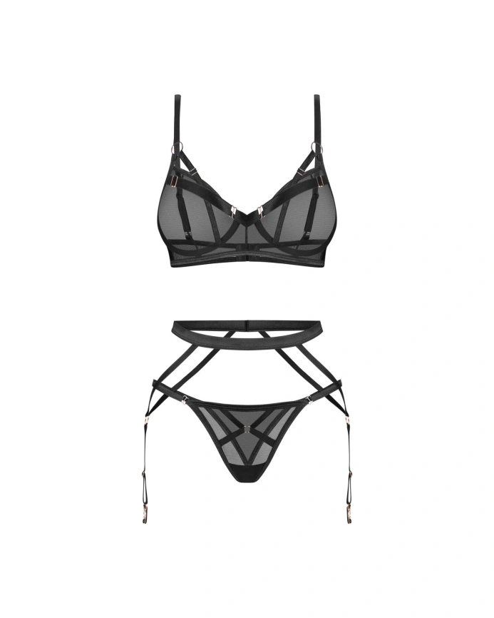 Комплект Obsessive Euridia 3-pcs set XL/2XL фото 2