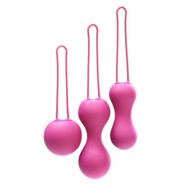 Набір вагінальних кульок Je Joue - Ami Fuchsia, діаметр 3,8-3,3-2,7см, вага 54-71-100гр  + подарунок косметичка фото 6