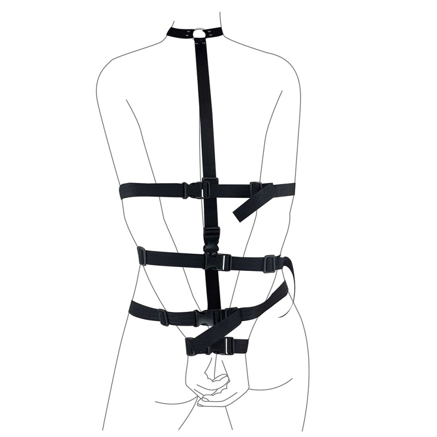 Набір для фіксації Art of Sex – BDSM Fixation Black Night Simple фото 4