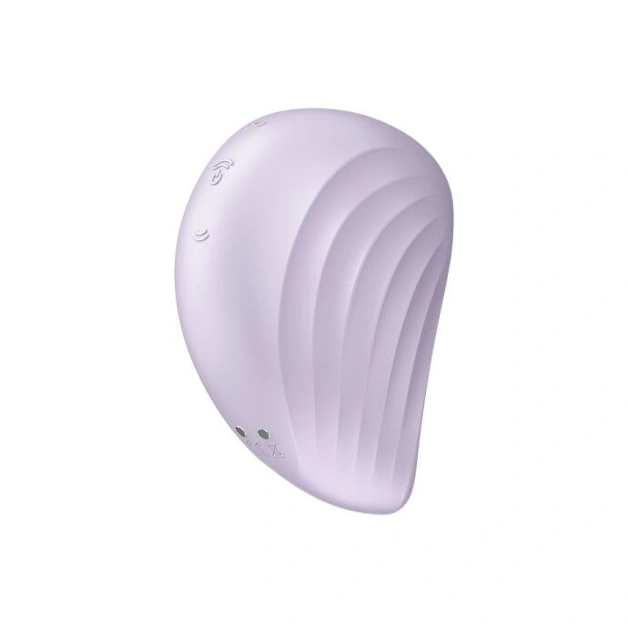 Вакуумный клиторальный стимулятор с вибрацией Satisfyer Pearl Diver Violet фото 4