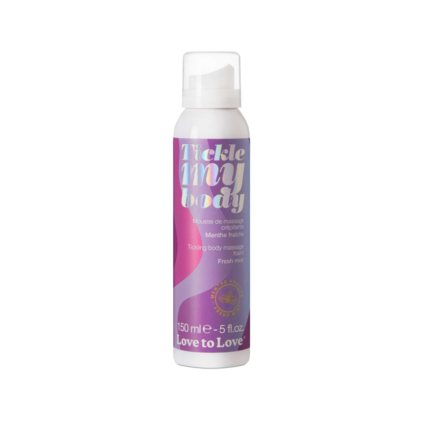 Масажна піна Love To Love TICKLE MY BODY Fresh Mint (150 мл) зволожувальна фото 2