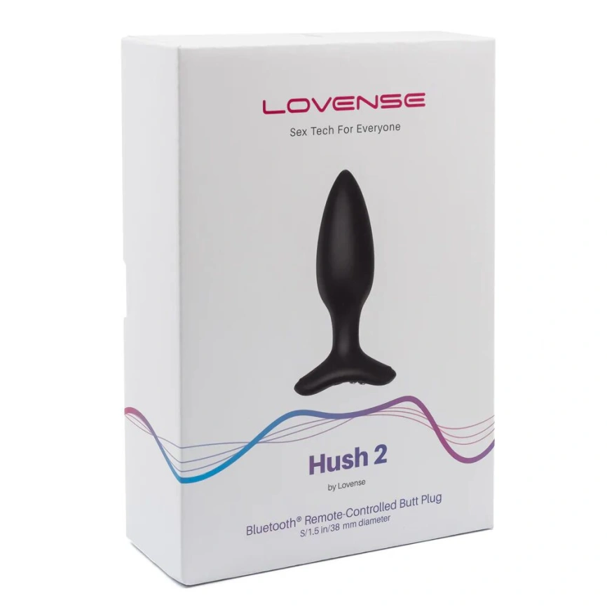 Анальная смарт-вибропробка Lovense Hush 2, размер S фото 4