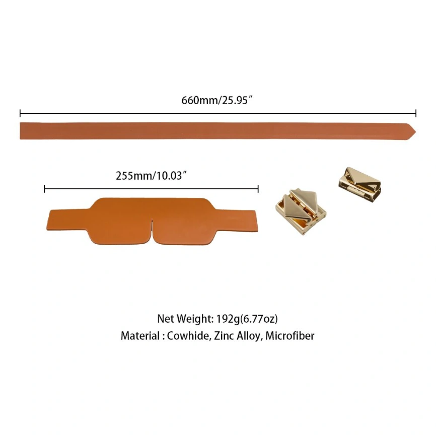 Маска на глаза LOCKINK Blindfold Kit, коричневая, натуральная кожа, регулируемый объем фото 9