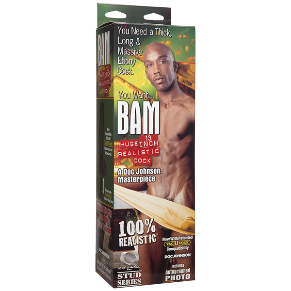 Фалоімітатор Doc Johnson BAM - Huge 13 Inch Realistic Cock фото 3