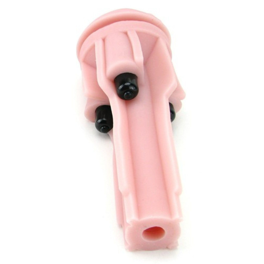 Мастурбатор з вібрацією Fleshlight Vibro Pink Lady Touch, три віброкулі, стимулювальний рельєф фото 3