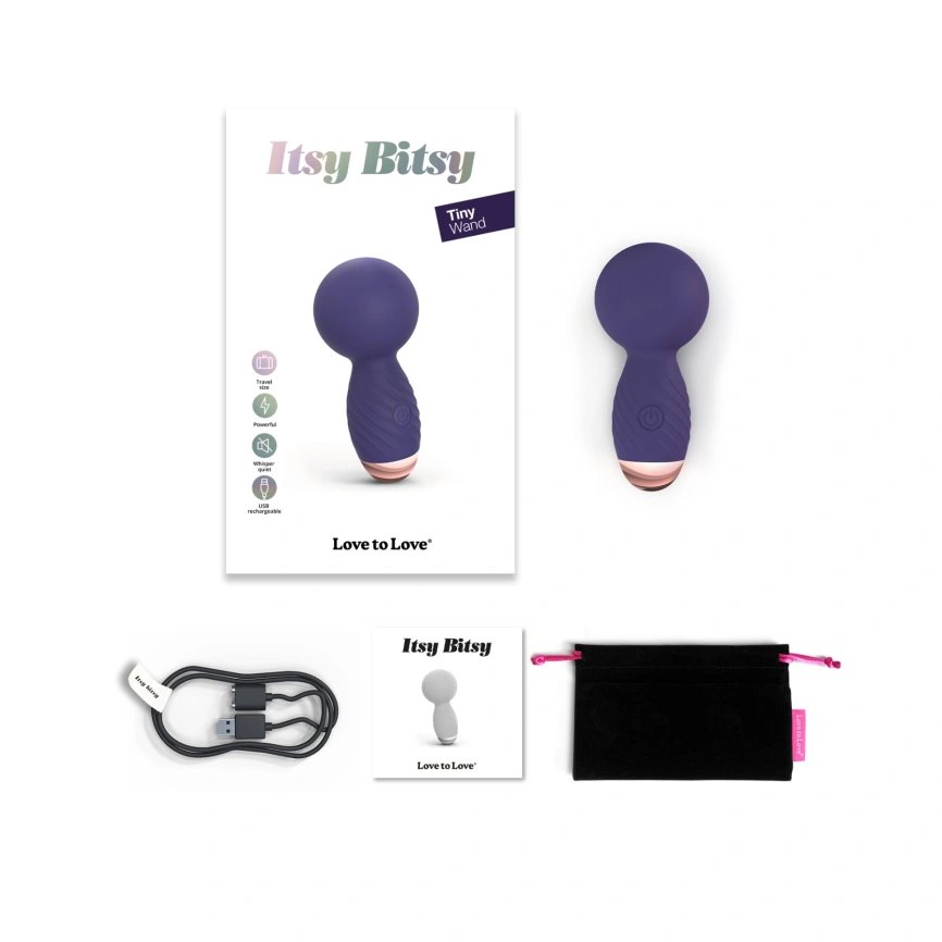 Минивибромассажер Love To Love Itsy Bitsy – Midnight Indigo фото 5