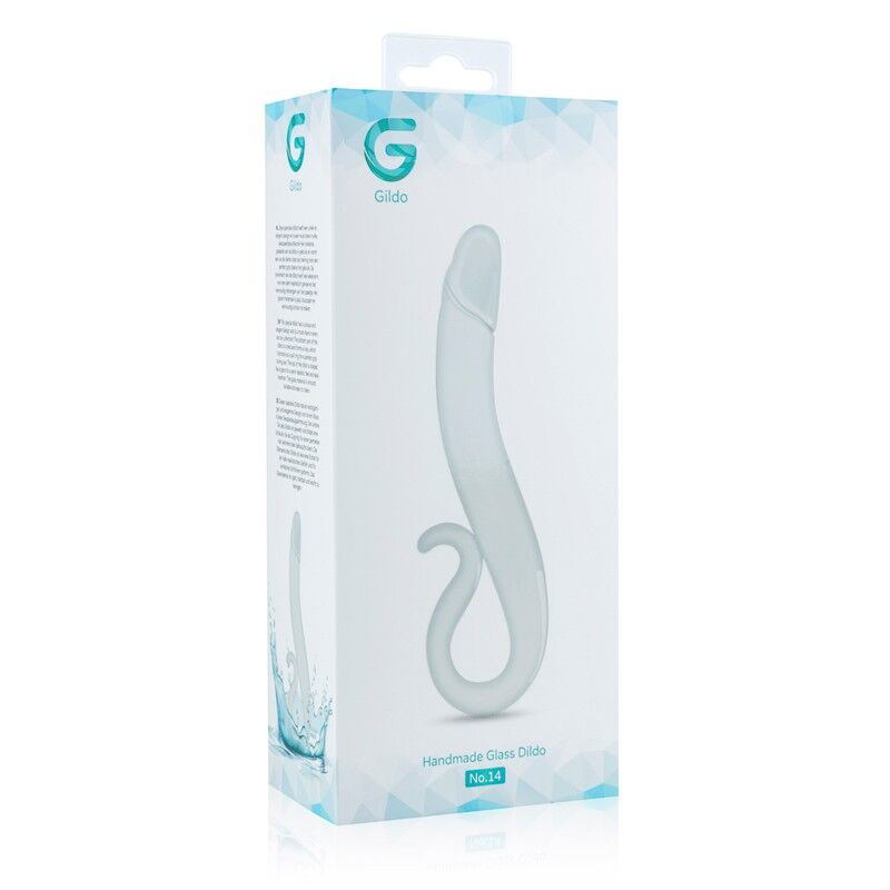 Скляний дилдо Gildo Glass Dildo No. 21, реалістична головка фото 4