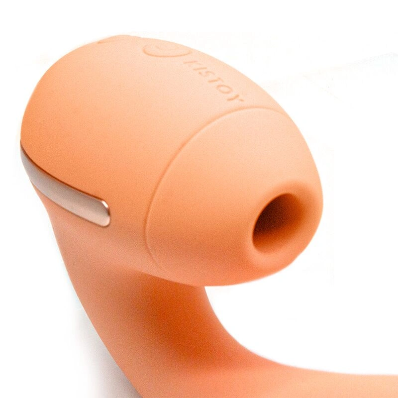 Вакуумный вибратор KISTOY Tina Mini Orange, вагинально-клиторальный фото 4
