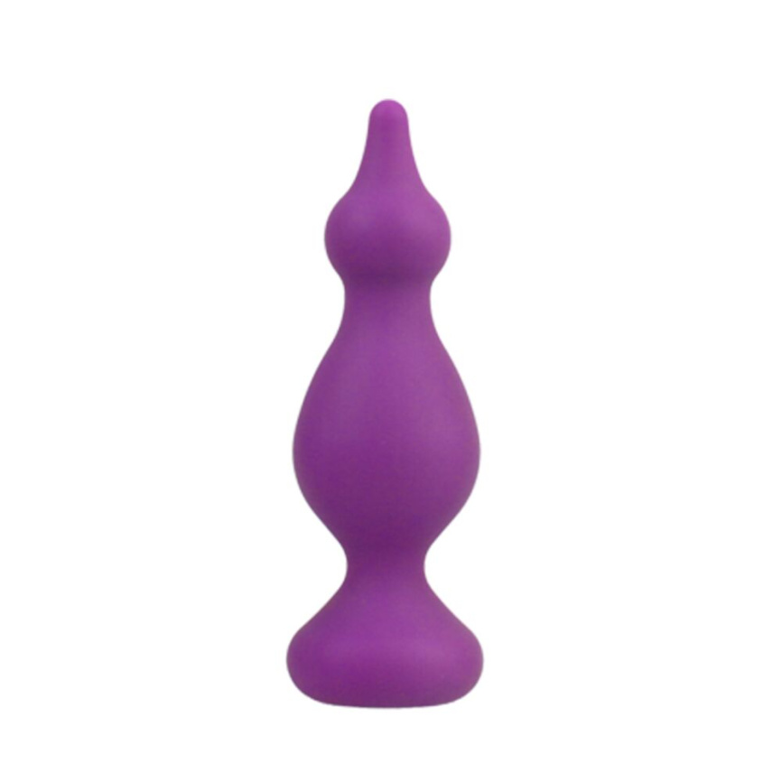 Анальна пробка Adrien Lastic Amuse Medium Purple (M) з двома переходами, макс. діаметр 3,6 см фото 1