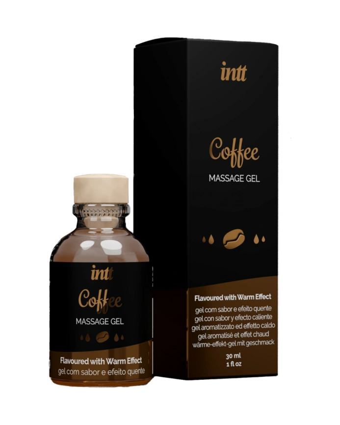 Массажный гель для интимных зон Intt Coffee (30 мл) разогревающий фото 1