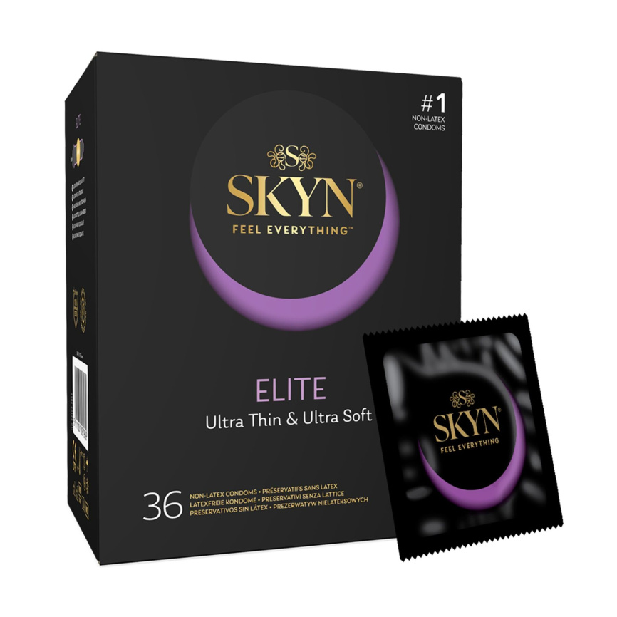 Безлатексні преміум-презервативи SKYN Elite 36 шт, ультратонкі фото 1