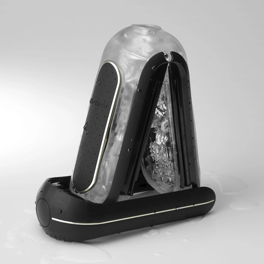 Вибромастурбатор Tenga Flip Zero Electronic Vibration Black, изменяемая интенсивность, раскладной фото 7