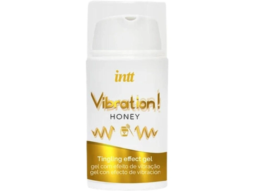 Жидкий вибратор Intt Vibration Honey (15 мл), густой гель, очень вкусный, действует до 30 мин фото 2