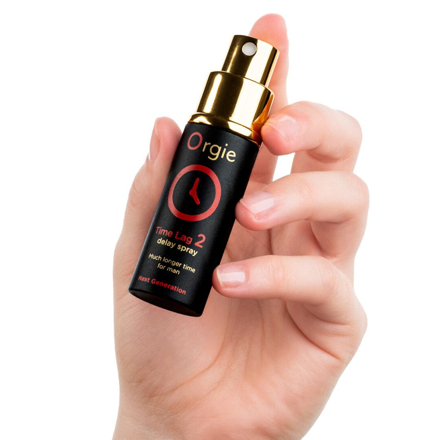 Спрей-пролонгатор Orgie Time Lag 2 Delay Spray, 10 мл, без анестетиків, з екстрактом даміани фото 2