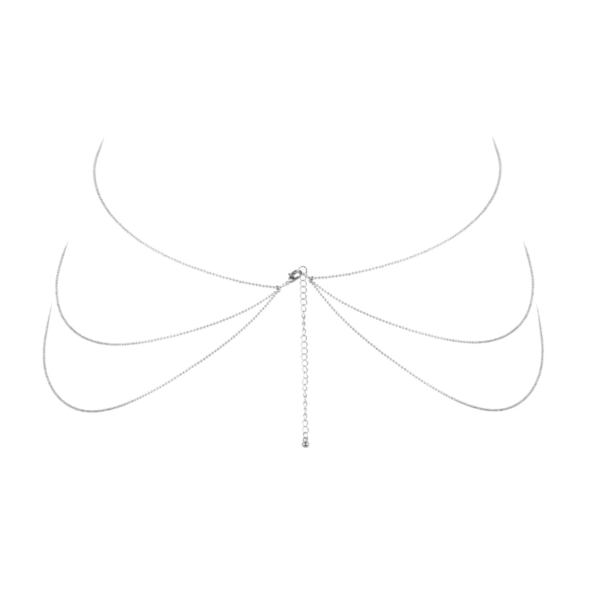 Цепочка для тела Bijoux Indiscrets Magnifique 8 Body Chain — Silver фото 2