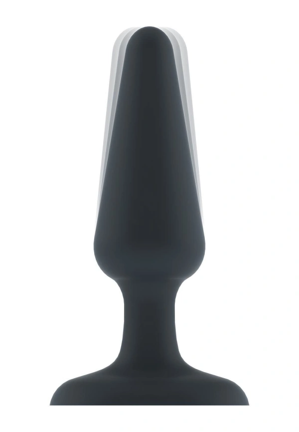 Анальная пробка с вибрацией Dorcel Best Vibe Plug M, макс. диаметр 4,1см, soft-touch силикон фото 3